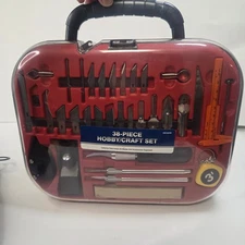 38-Piece Hobby Knife Set Precision Craft Tool Kit with Assorted Blades NEW