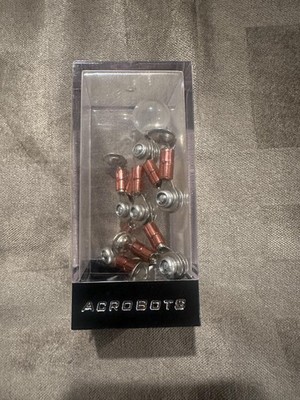 2010 Acrobots Hog Wild Metal Robot Desk Toy Ages 8+ Silver Copper PinkNew Sealed
