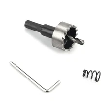 24mm HSS Drill Bit Hole Saw Tooth Set Stainless Steel Metal Alloy Cutter u