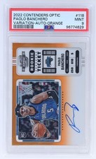 2022 Panini Contenders Optic Paolo Banchero #118 PSA 9 RC 18/25 Basketball Mint
