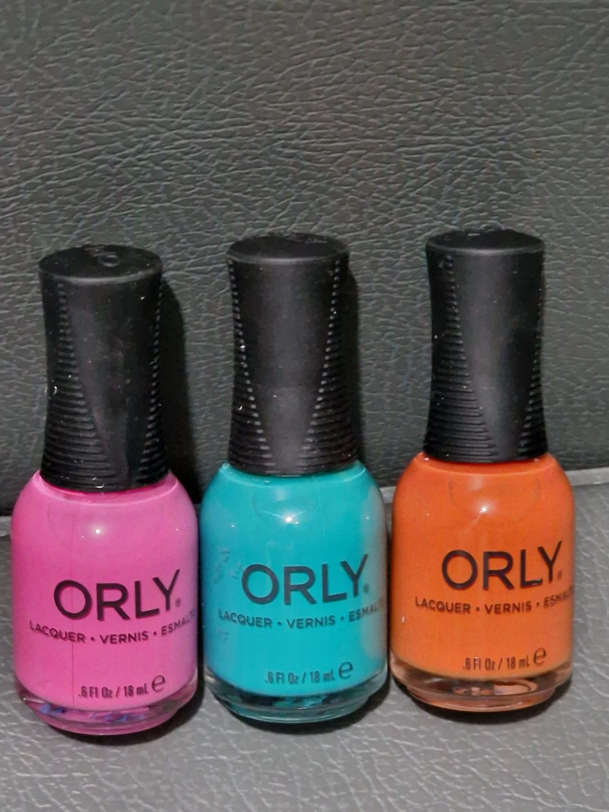 3 X Orly Nail Polish A Vibe, Bubblegum Pop & Dear Abby Shade 18ml
Opens in a new window or tab