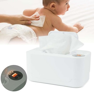 Baby Wipe Warmer and Baby Wet Wipes Dispenser Quick Heating System, LED Display