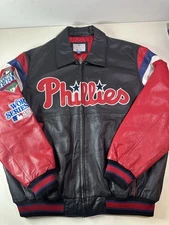 G-III Sports By Carl Banks Philadelphia Phillies Men’s Leather Jacket Size XXL