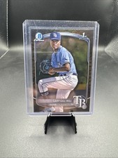 2025 Bowman Gary Gill Hill Chrome Reptilian Refractor RC Rookie Tampa Bay Rays