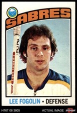 1976 Topps #253 Lee Fogolin Sabres 7 - NM
