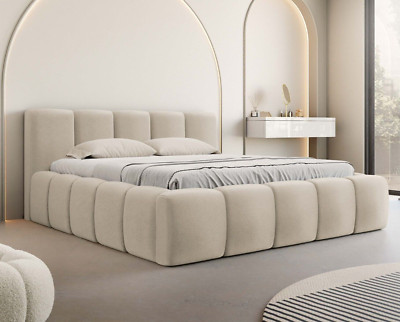Polsterbett Kevson mit Bettkasten Cloudbett Doppelbett  Ehebett Lattenrost M24