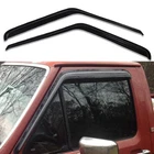 Window Visors Rain Guards Wind Deflectors For 1980-1996 Ford F150 Standard Cab