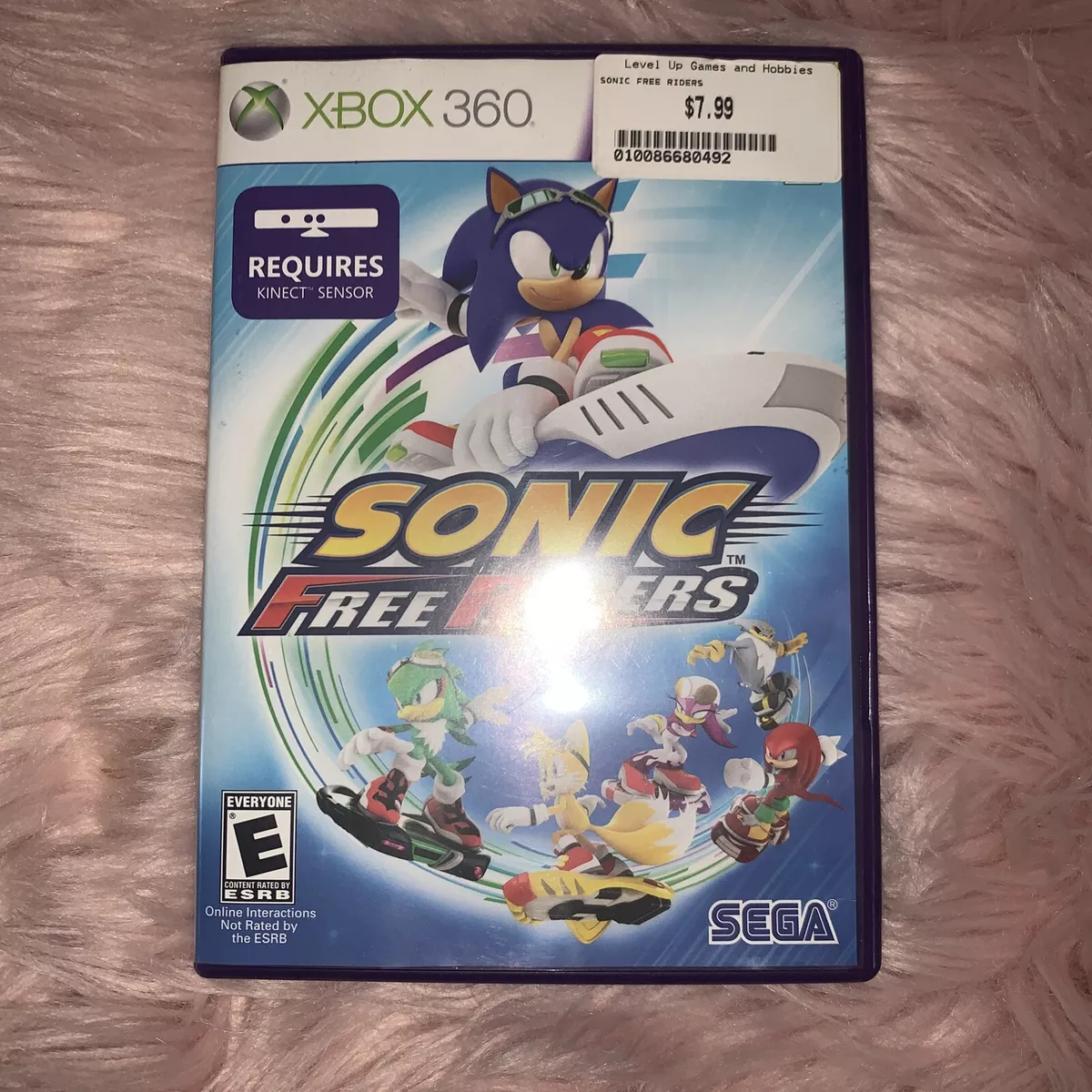 Sonic Free Riders by SEGA FOR KINECT Video Game Microsoft XBOX 360 LOW PRICE