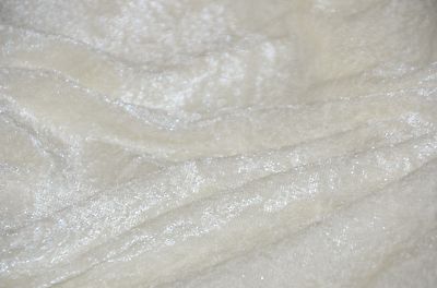 VELVET VELOUR PANNE CRUSHED BACKDROP STRETCH FABRIC 60'' WIDE WHITE  BY THE YARD