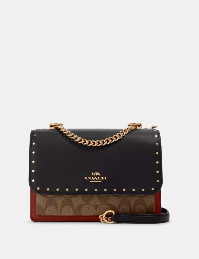 ON SALE NWT COACH Signature Klare Leather Crossbody bag RETAIL