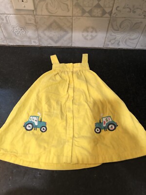 Rare Mini Boden Tractor Pinnie