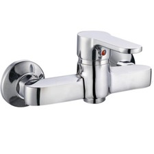 Miscelatore Esterno Doccia Rubinetto Monocomando Finitura Cromato Bagno Arredo