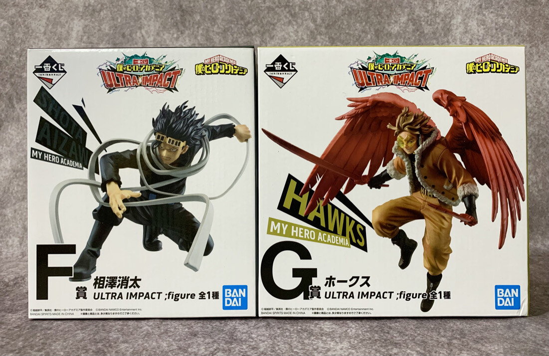 Ichiban kuji My Hero Academia Aizawa + Hawks Figure Prize F&G