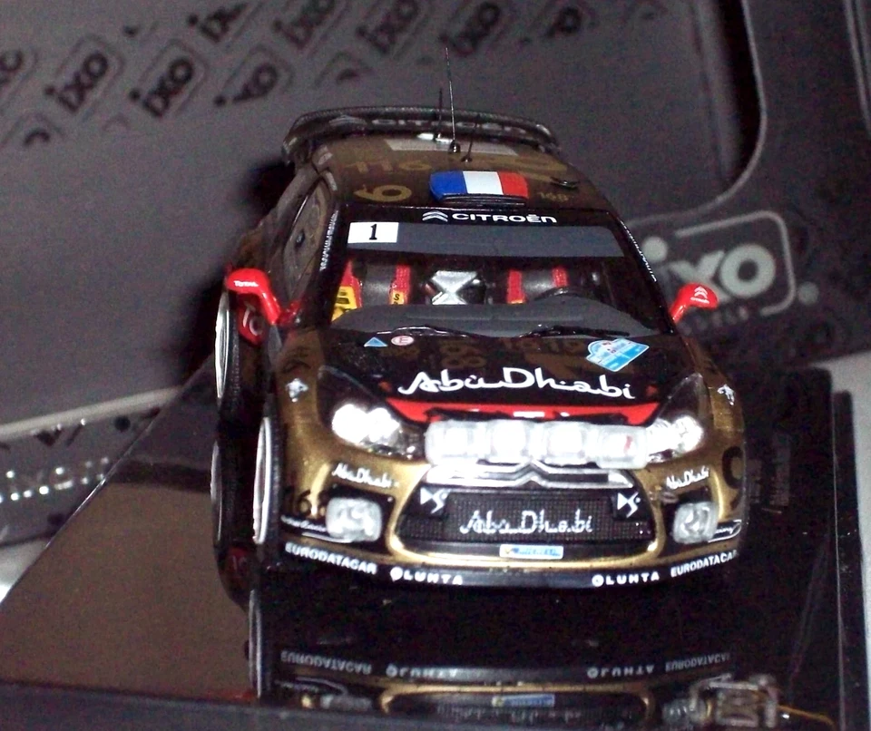 IXO RAM558 1/43 CITROËN DS3 WRC #1 Sébastien LOEB Rallye de France Alsace 2013 - Immagine 4 di 4