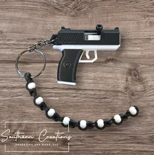 Pistol Keychain- Functional BB Blaster and Fidget Toy