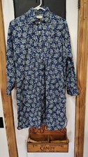Victoria's secret blue floral print sleep dress size small