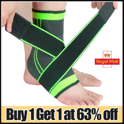 Ankle Support Compression Brace Foot Heel Achilles Tendon Arthritis Pain Strap