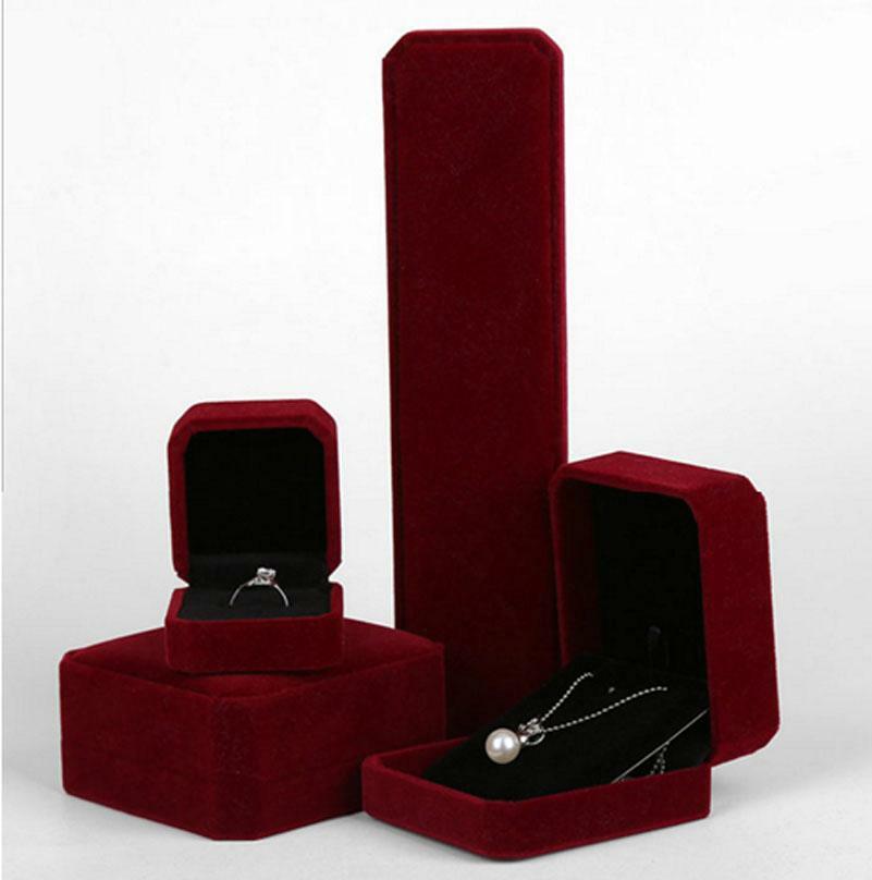 Flannelette Jewellery Box Ring/ Chain/ Bracelet / Necklace Jewelry Gift