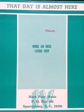 That Day Is Almost Here Sheet Music Shaped Notes Four Part Harmony Laverne Tripp