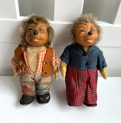 Vintage Steiff Hedgehog Family Mecki Micki Macki Mucki 1960s | eBay