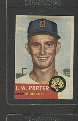 1953 Topps J.W. Porter Detroit TIgers #211     Original