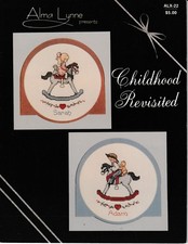 Childhood Revisited Cross Stitch | Alma Lynne ALX-22 Rocking Horse Boy Girl