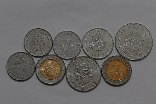🧭 🇧🇴 BOLIVIA COINS LOT MOSTLY HIGH GRADE B66 #40 U11 - 第 2/2 張圖片
