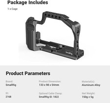 SmallRig M50/M50 II/M5 Camera Cage with Integrated Grip for Canon M50/M50 II/M5