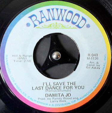 Damita Jo - I'll Save The Last Dance For You (7", Single) (Near Mint (NM or M-)) - Imagen 1 de 1