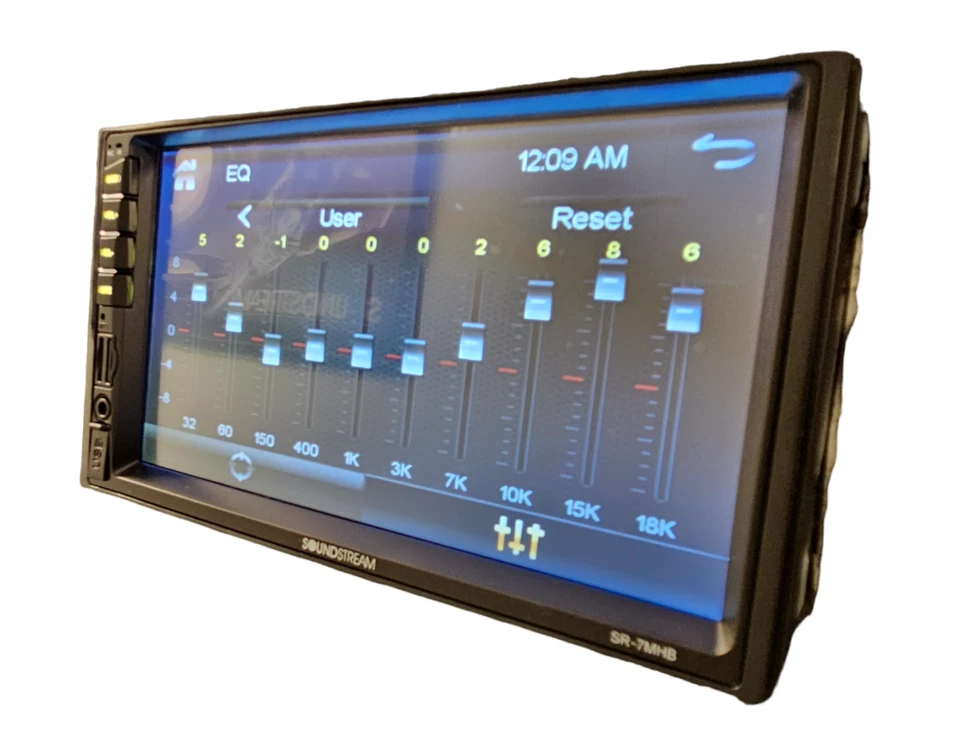 SOUNDSTREAM SR-7MHB, 7" DOUBLE DIN CAR STEREO, DIGITAL MEDIA PLAYER USB BT AUX - Image 3 of 4