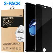 2-Pack Privacy Anti Spy Tempered Glass Screen Protector For iPhone SE 2020 2022
