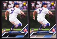 Shota Imanaga Chicago Cubs Rookie Cup Team 2024 Topps Now Black /99 & Base RC-11