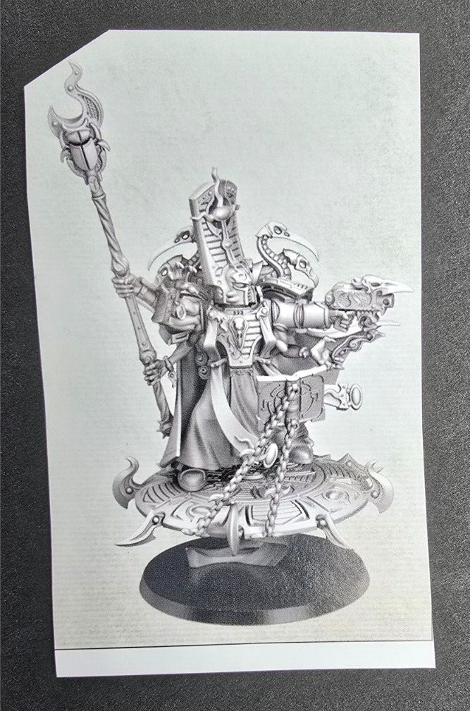 Warhammer 40k Thousand Sons Exalted Sorcerer on Disc of Tzeentch