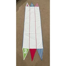 Pottery Barn Kids Baseball Runner 17x70"Decor Bedroom Party