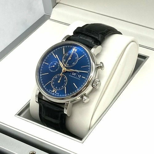 Iwc Portofino Chronograph Iw391036 Wristwatch Self-Winding Watch Chrono |  eBay