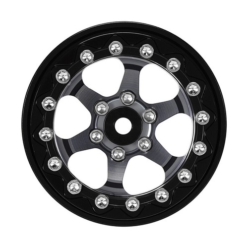 INJORA -5.25mm Offset 1.3" Aluminium Beadlock Wheels for 1/24 1/18 RC Crawler - Picture 6 of 33