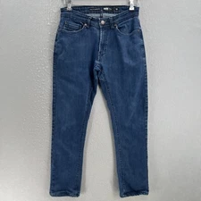 Barbell Apparel Jeans Mens 28 Bootcut Athletic Fit Blue Stretch Denim (28 x 27)