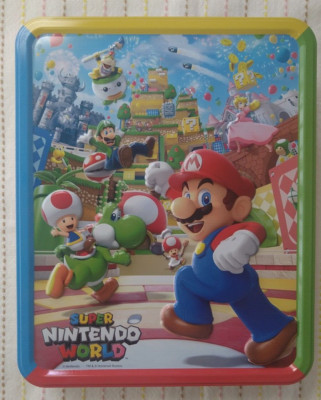 Universal Studios Japan Empty Can Mario Case Box From Japan 