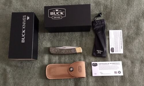 Buck January 2025 Buck Of The Month 110 Folding Hunter Knife 0110BRS2BOTM-B NIB