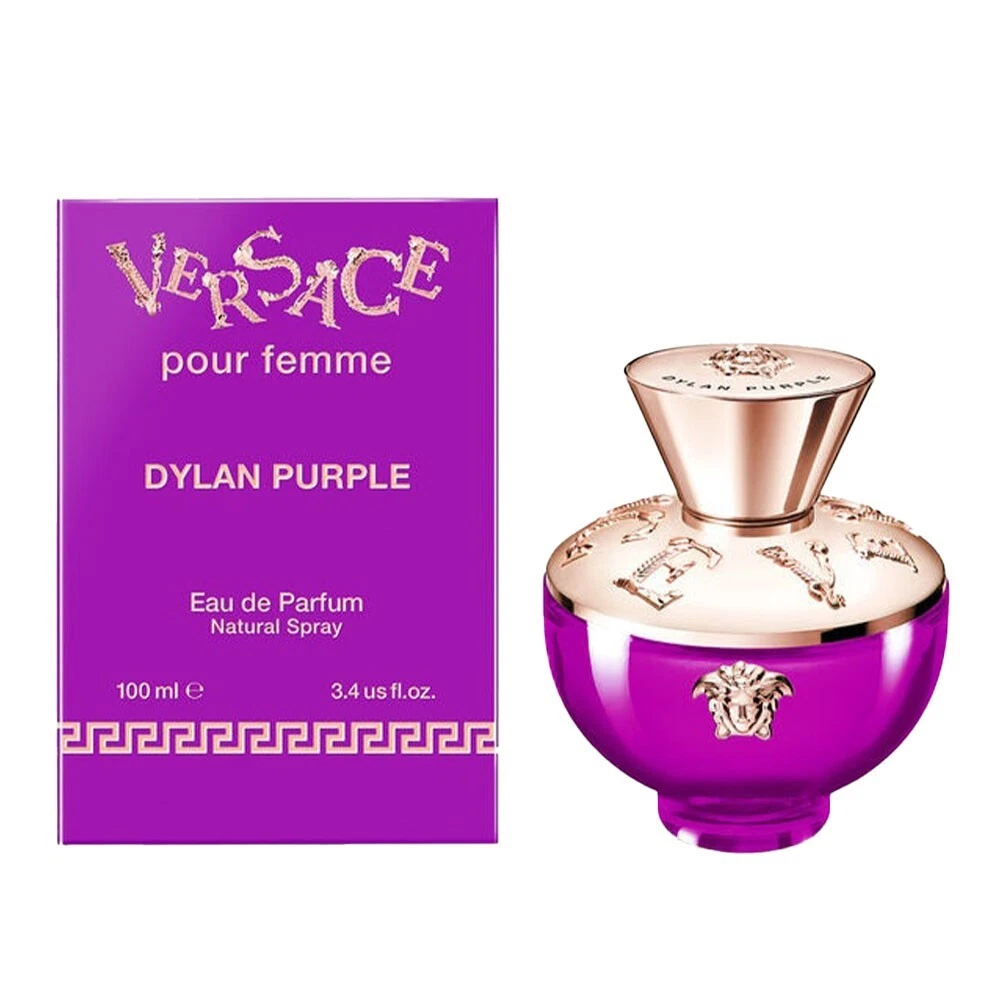 VERSACE POUR FEMME DYLAN PURPLE EAU DE PARFUM SPRAY 3.4OZ 100ML WITH BOX NEW US