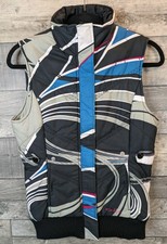 Oakley Gilet Bodywarmer Vest Multicolour Womens Size Xs Full Zip Retro Ski Walk