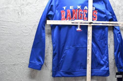 MLB Texas Rangers Boys' Poly Hooded Sweatshirt, Size L, New - Picture 5 of 9