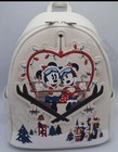 Loungefly Disney Parks Mickey und Minnie Mouse Holiday Mini Rucksack - Weihnachten
