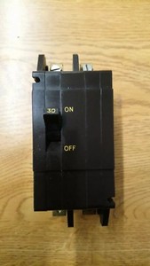 CRABTREE C50 SINGLE POLE MCB 5A 7.5A 10A 15A 30A 40A 50A 60A BROWN BAKELITE