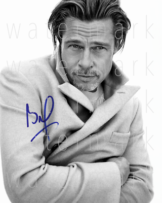 Brad Pitt signed sexy signed 8X10 print photo poster picture