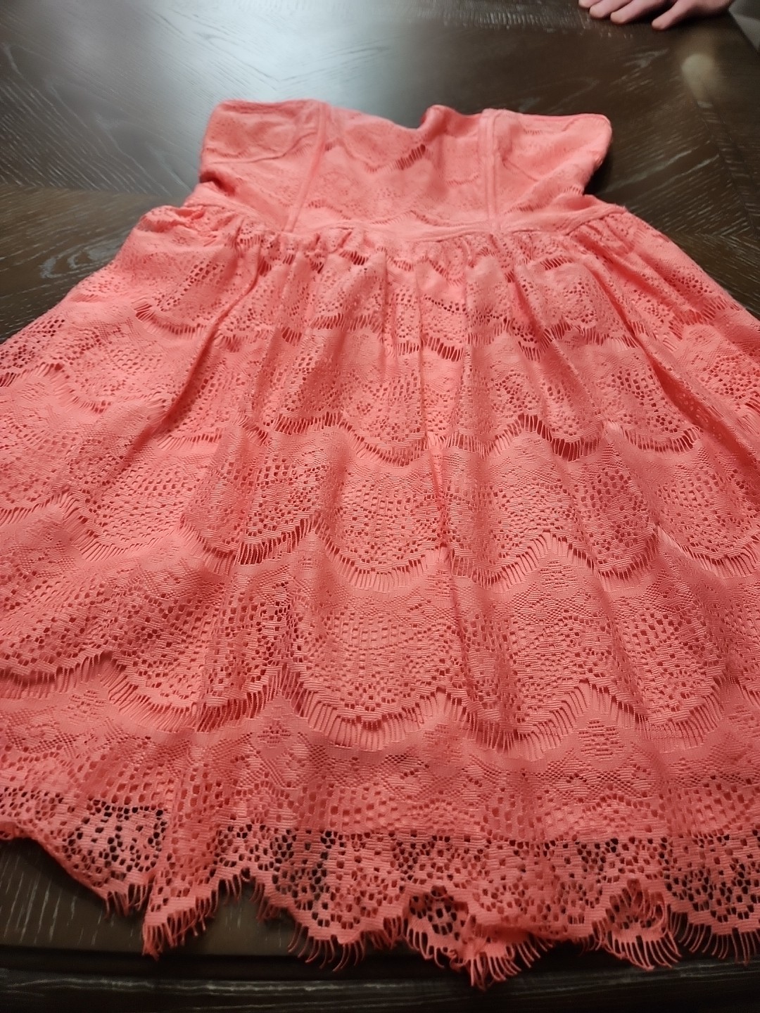 Forever 21 Women's Coral Strapless Mini Large Summer Cruise