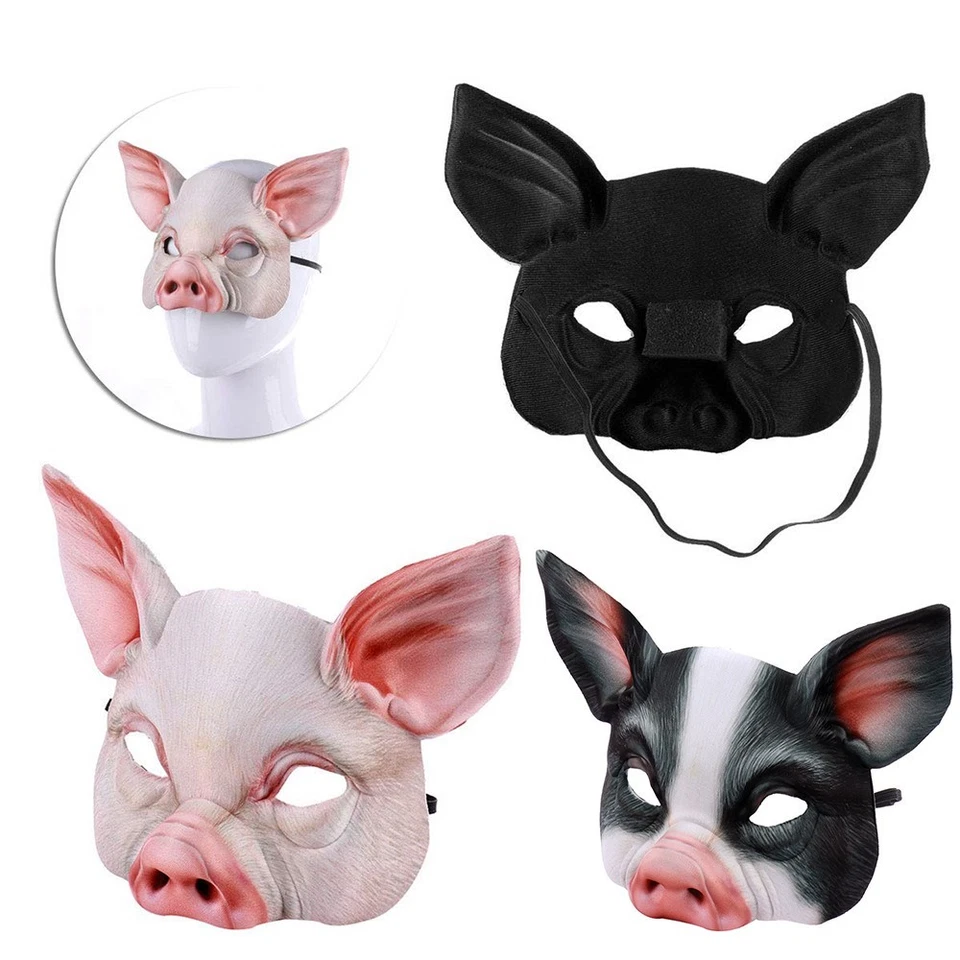 🦁 Maschera Animale 3D Realistica in Schiuma – Carnevale, Halloween, Cosplay - Immagine 2 di 4