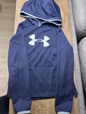 Youth Under Armour Blue Hoodie Size XS small Snags 
