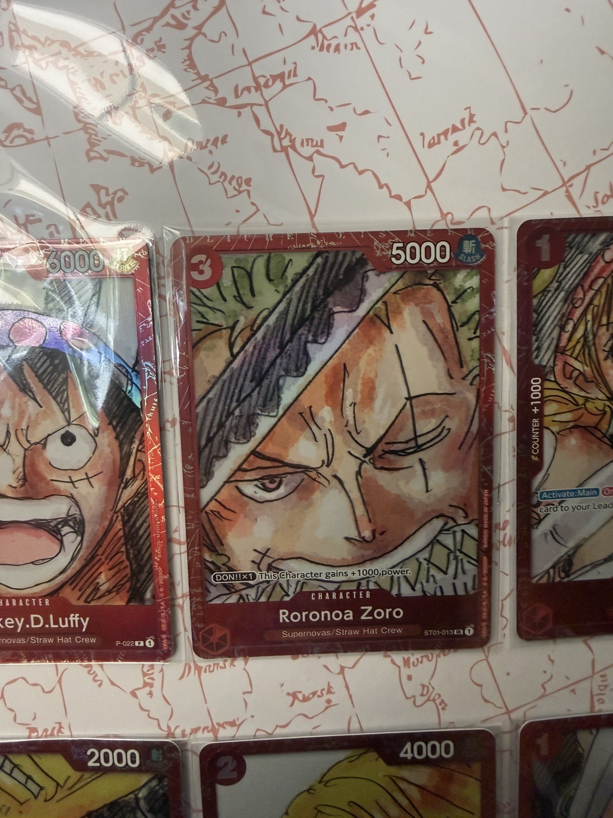 Roronoa Zoro ST01-013 Premium Card Collection ONE PIECE FILM RED - SEALED 