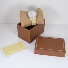 MICHAEL KORS MK-5625 Quartz/ Stainless Steel Beige Wristwatch READ